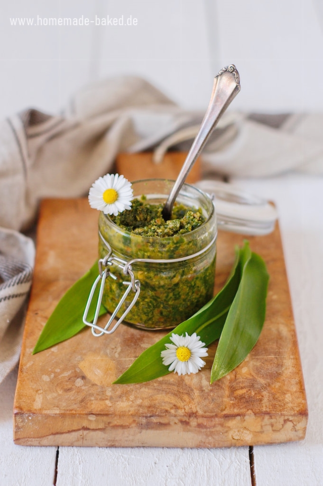 bärlauchpesto, bärlauch tomaten pesto