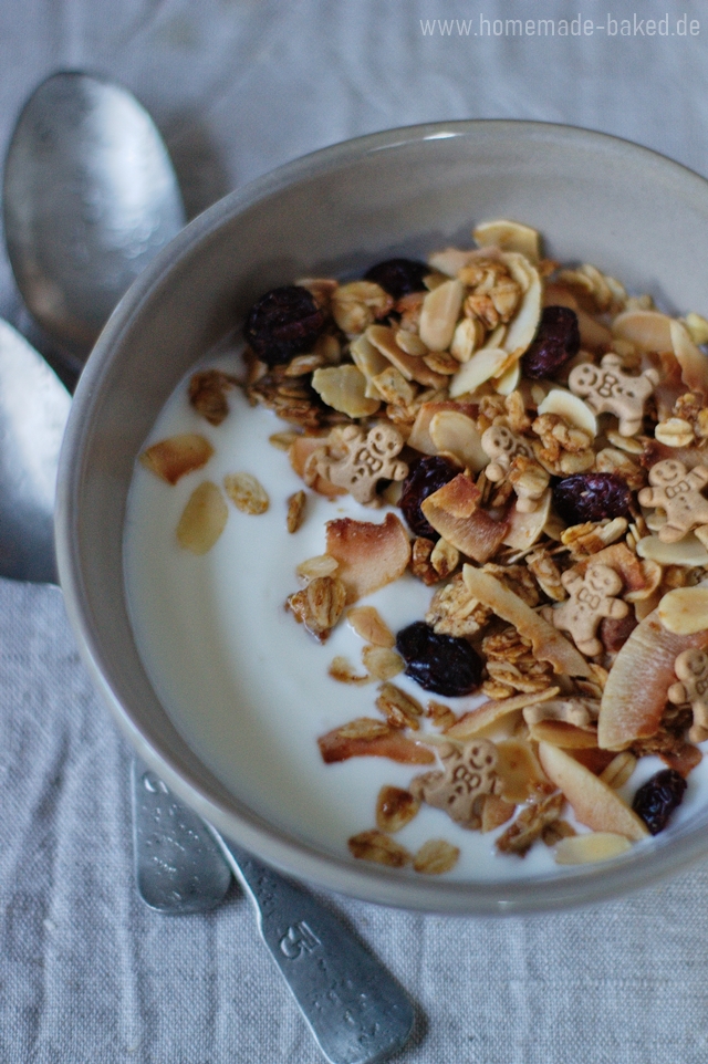 weihnachtliches Spekulatius Granola