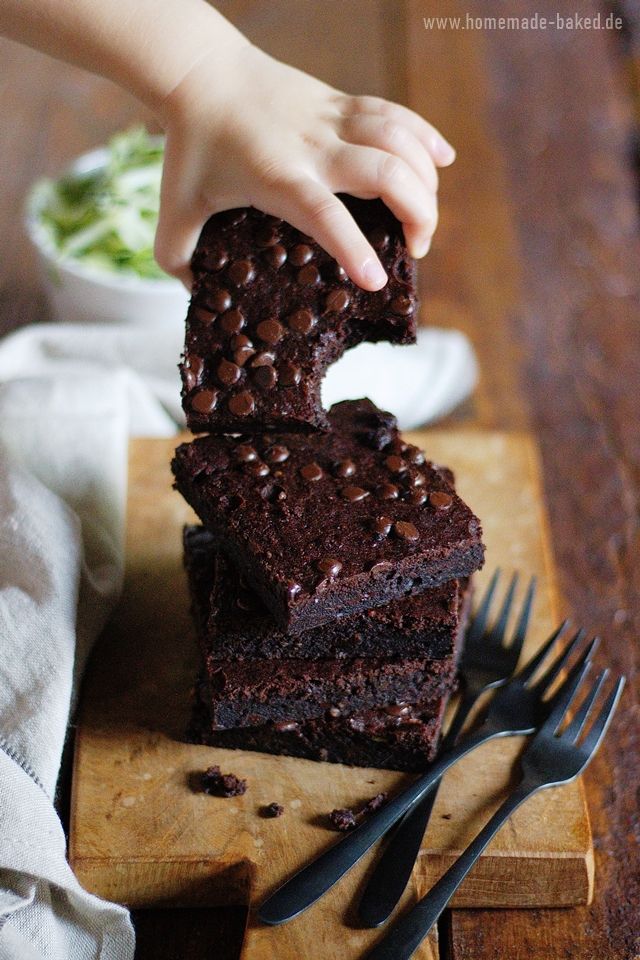 saftige zucchinibrownies