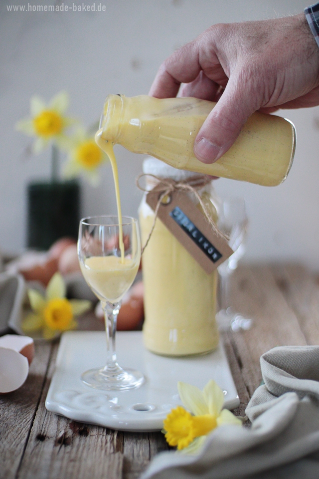 klassischer eierlikör mit rum und vanille einfach selber machen: mit und ohne thermomix