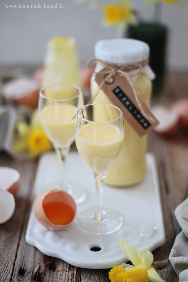 Klassischer Eierlikör mit Rum und Vanille einfach selber machen: Mit ...
