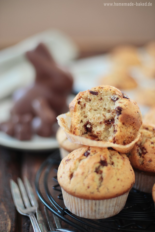 Schnelle Muffins mit Schokostückchen mit und ohne Thermomix | fluffige ...