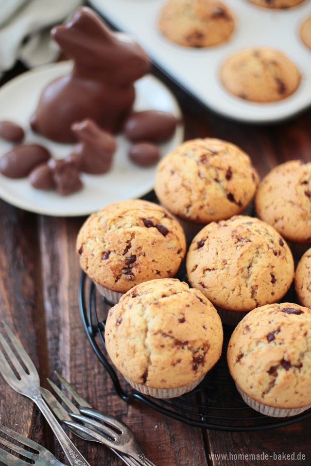 Muffins mit Schokostückchen