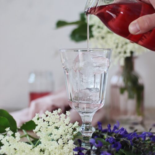 wiesensalbei holuderblüten sirup