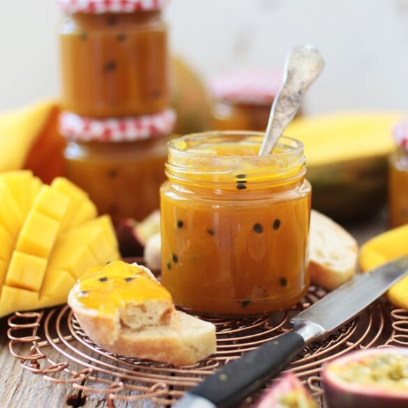 Sommer im Glas: Solero-Marmelade mit Mango und Maracuja - mit und ohne ... Sommer im Glas: Solero-Marmelade mit Mango und Maracuja - mit und ohne ...