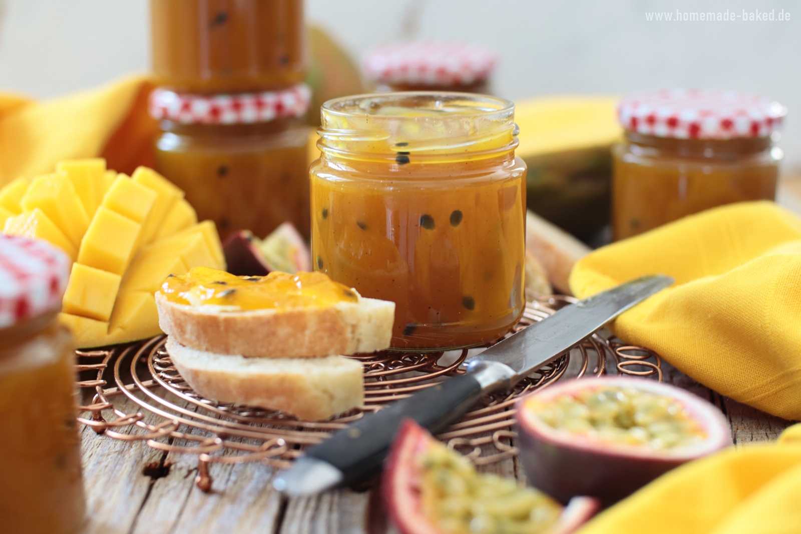Sommer im Glas: Solero-Marmelade mit Mango und Maracuja - mit und ohne ...