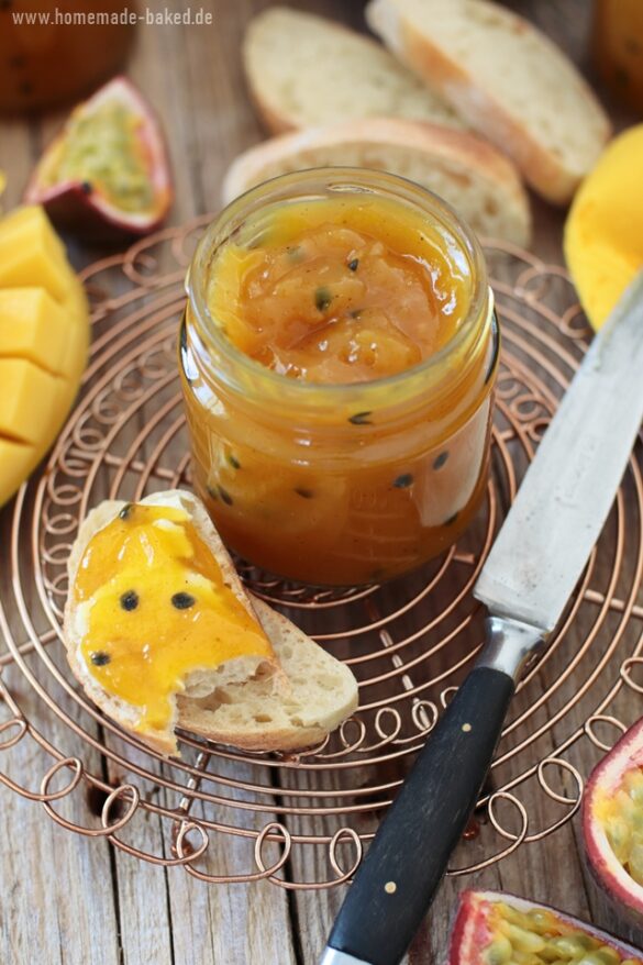 Sommer im Glas: Solero-Marmelade mit Mango und Maracuja - mit und ohne ...