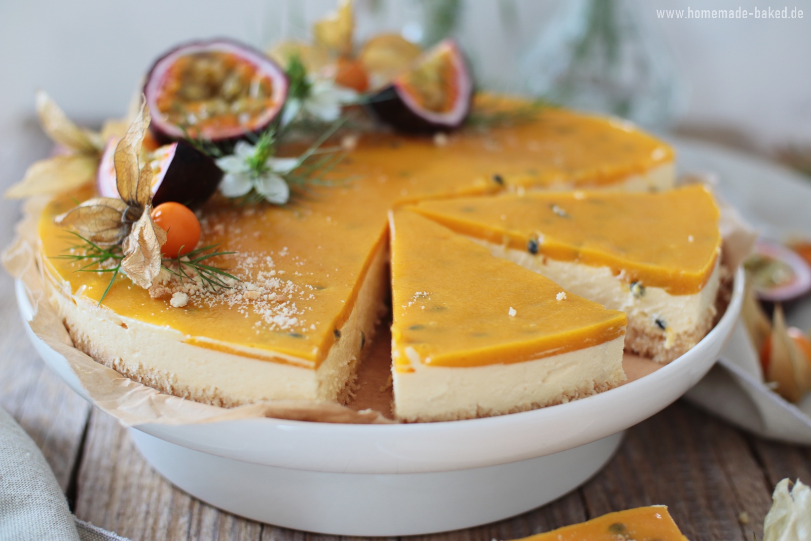 Mango Maracuja Cheesecake - Rezepte Suchen