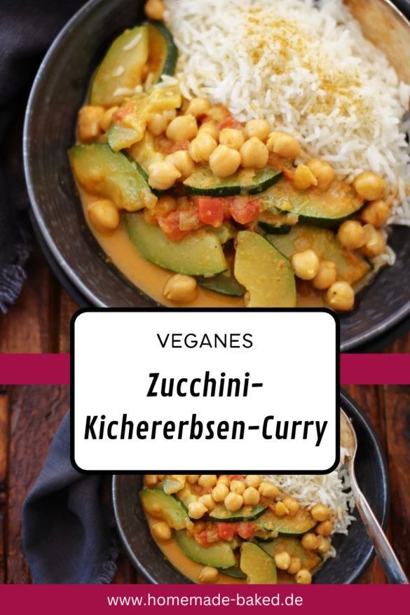 Veganes Zucchini-Kichererbsen-Curry: Gesund, schnell und voller Aromen ...