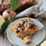 apfel kürbis kuchen mit knusperkruste und nüssen