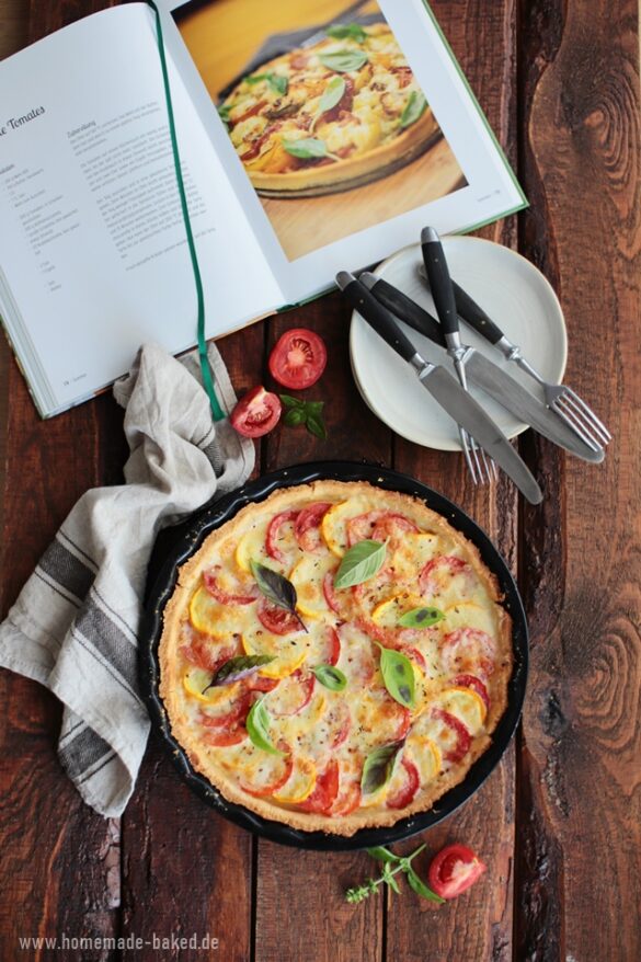 Tarte Tomates: Eine Tomaten-Zucchini-Tarte aus der Klosterküche - mit ...