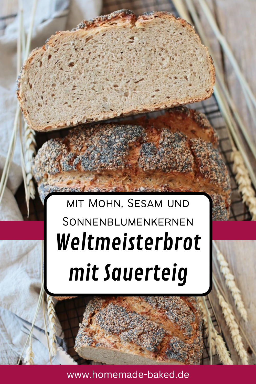 Weltmeisterbrot mit Sauerteig | ein saftiges Weizenmischbrot zum World ... Weltmeisterbrot mit Sauerteig | ein saftiges Weizenmischbrot zum World ...