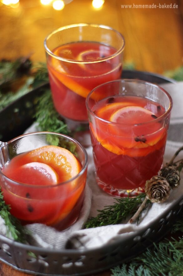Kinderpunsch ohne Zucker ganz einfach selber machen