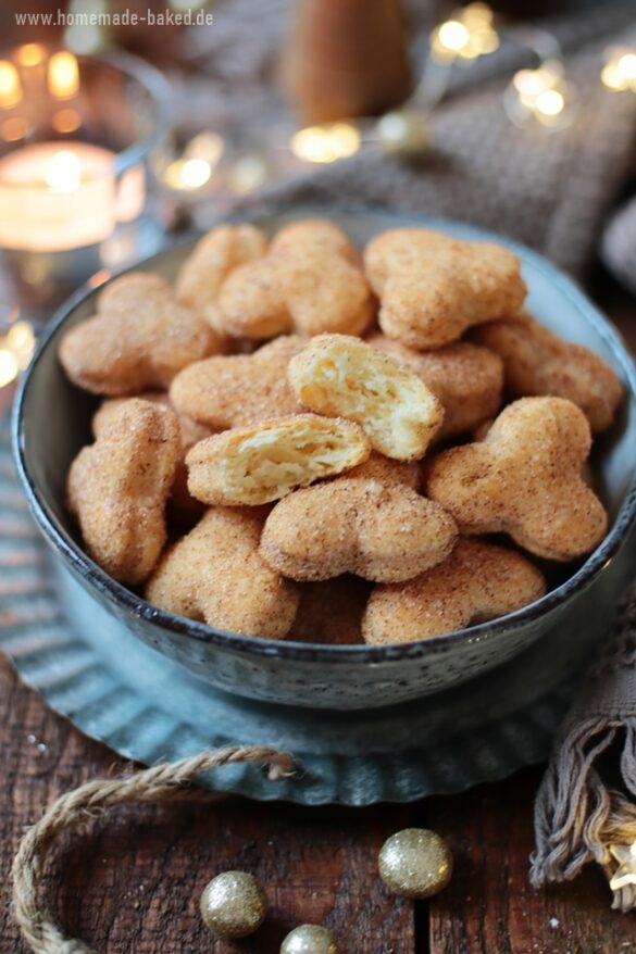 Einfache und schnelle Schmandplätzchen aus nur 3 Hauptzutaten