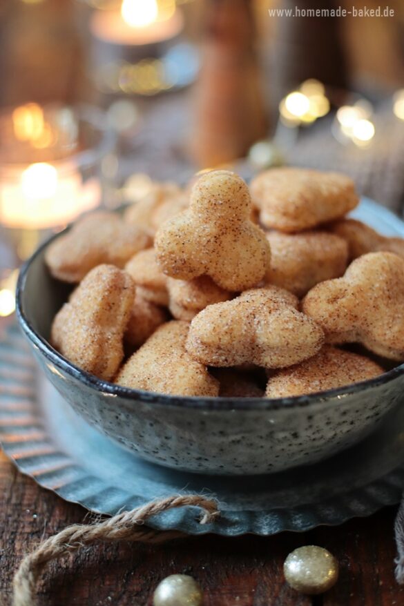Einfache und schnelle Schmandplätzchen aus nur 3 Hauptzutaten