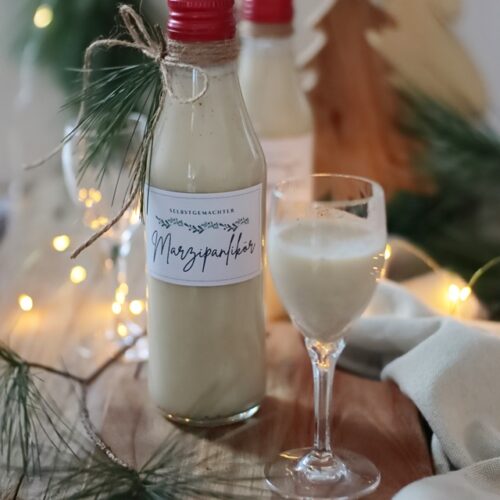 marzipanlikör mit amaretto