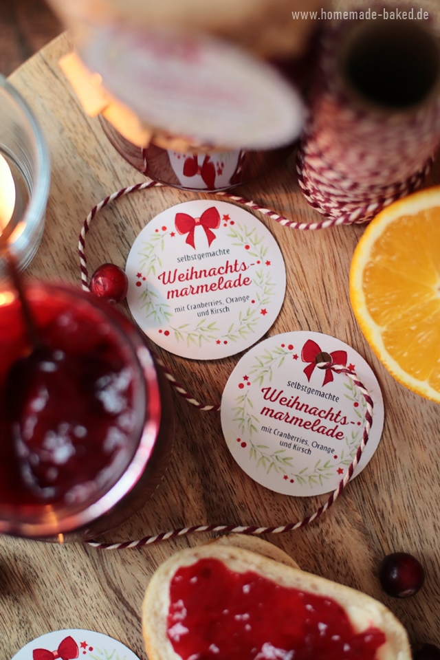 die beste rote weihnachtsmarmelade