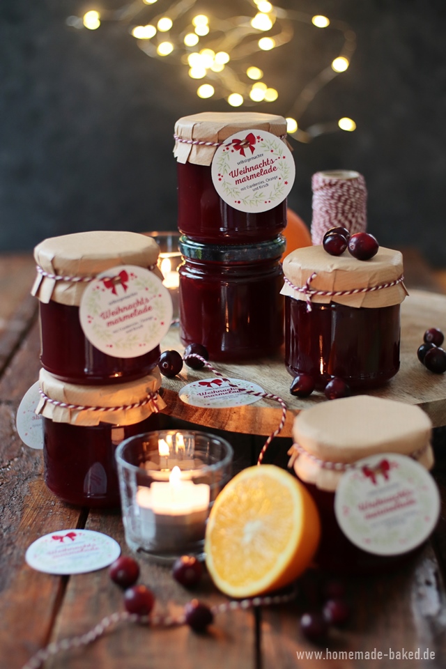 Die beste Weihnachtsmarmelade: Mit frischen Cranberries, Orangen und ...