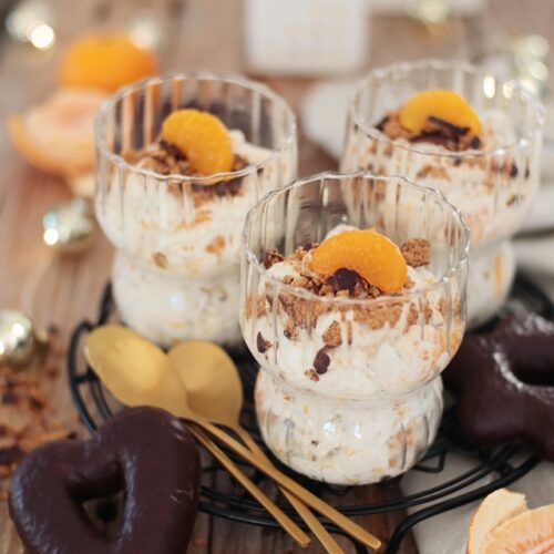 schnelles und einfaches lebkuchen-mandarinen-dessert