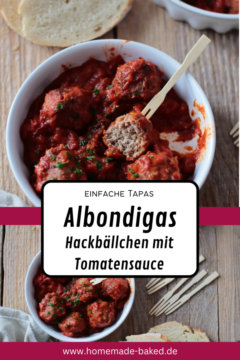 Albóndigas en salsa de Tomate: Spanische Hackbällchen mit Tomatensauce