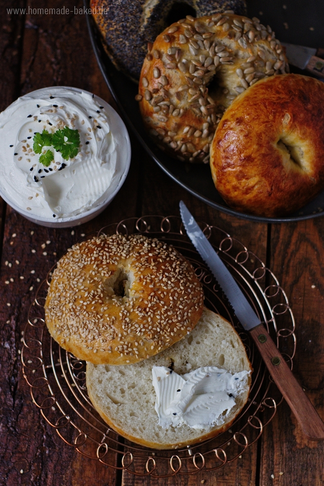 bagels grundrezept, bagels einfach selber machen