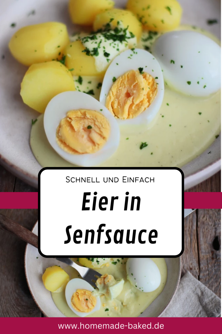 Klassische Eier in Senfsauce mit Kartoffeln: Senfeier schnell und einfach