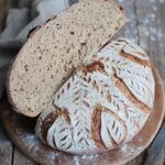 reines sauerteigbrot mit haferflocken ohne hefe