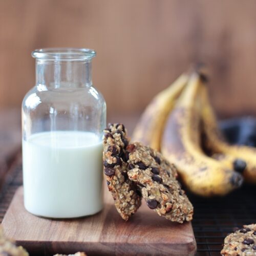 bananen schoko cookies aus nur 3 Zutaten