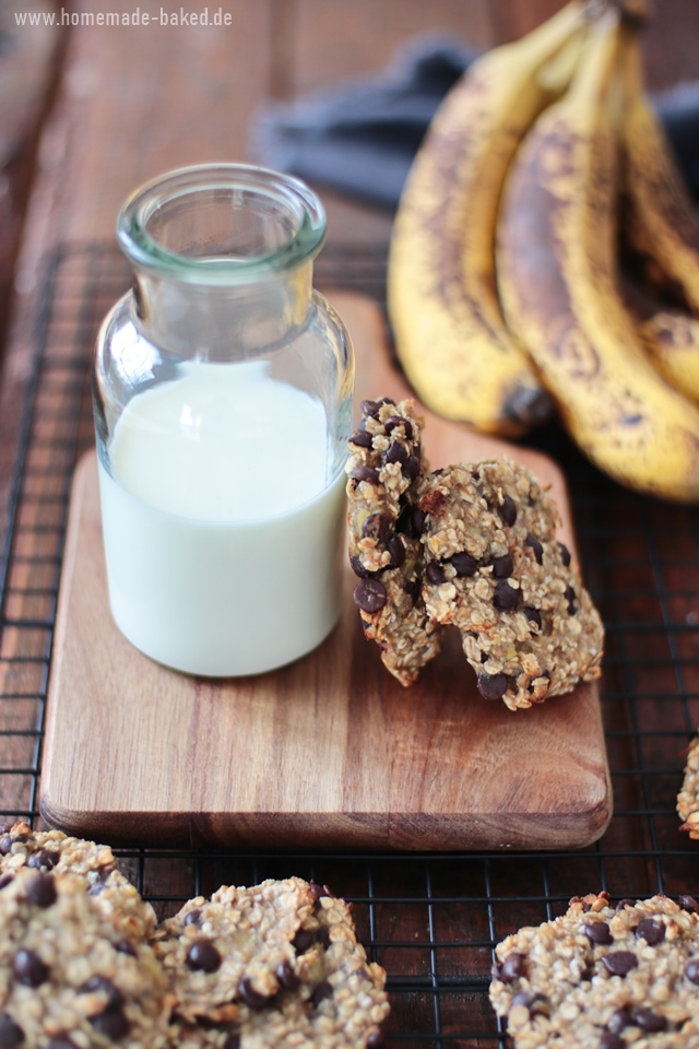 bananen schoko cookies aus nur 3 Zutaten