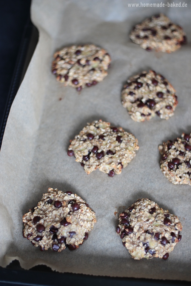 bananen schoko cookies aus nur 3 Zutaten