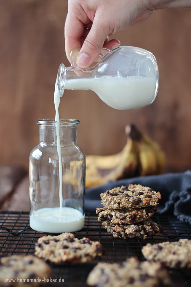 bananen schoko cookies aus nur 3 Zutaten