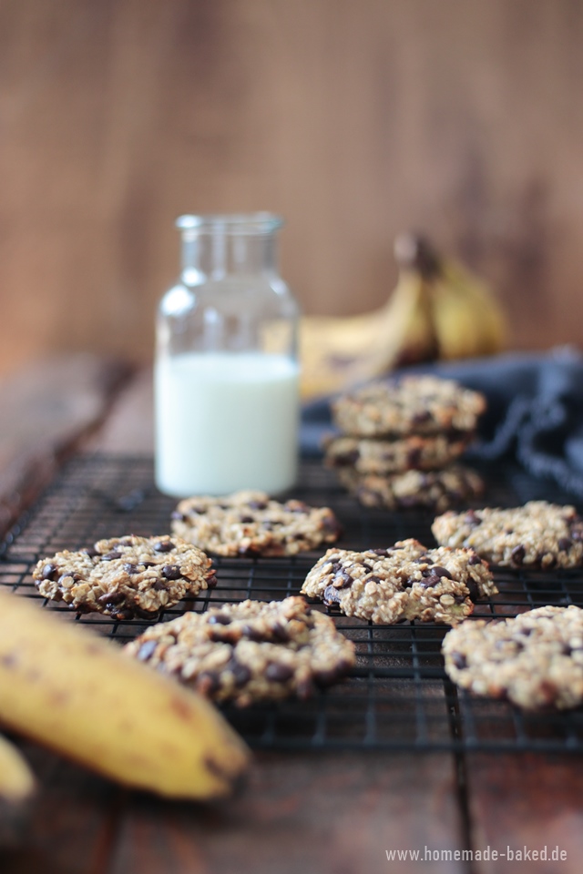 bananen schoko cookies aus nur 3 Zutaten