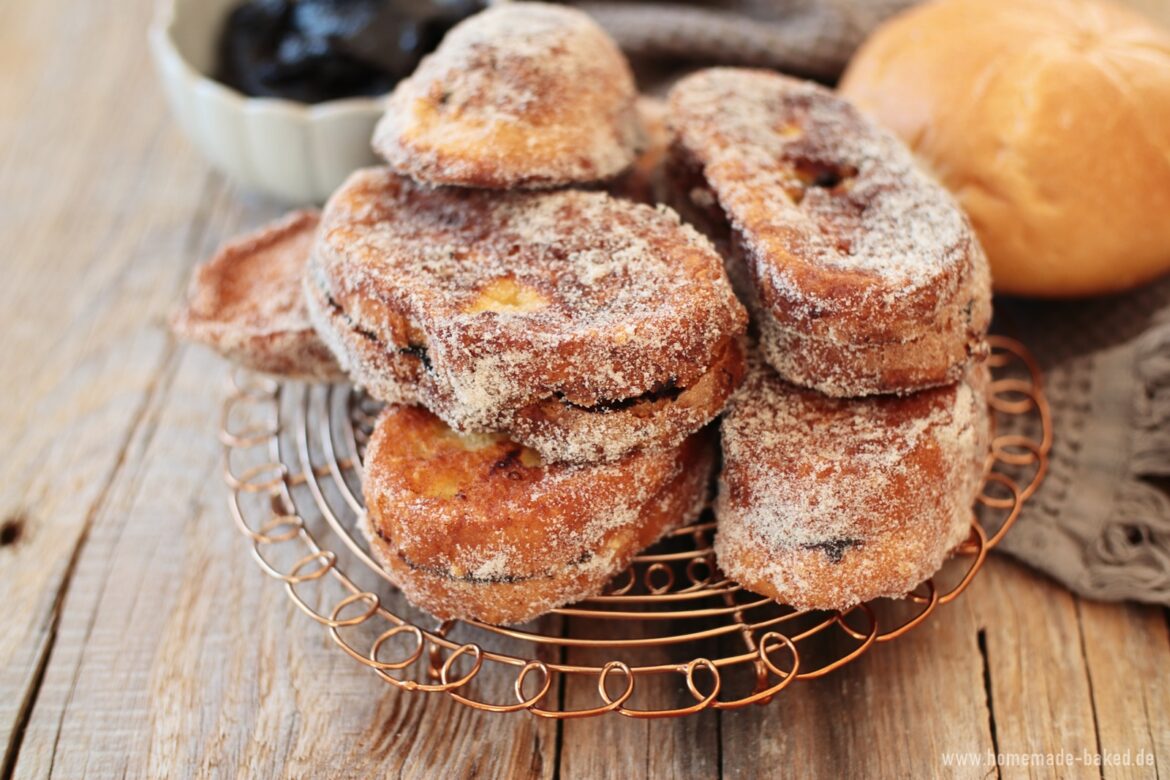 Bayerische Zwetschgenbavesen wie von Oma: Brötchen-Resteverwertung