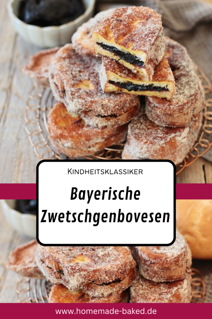 bayerische zwetschgenbavesen, die perfekte brötchenverwertung