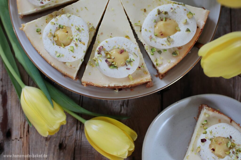 spiegelei tarte, zitronentarte mit lemon curd und keksboden