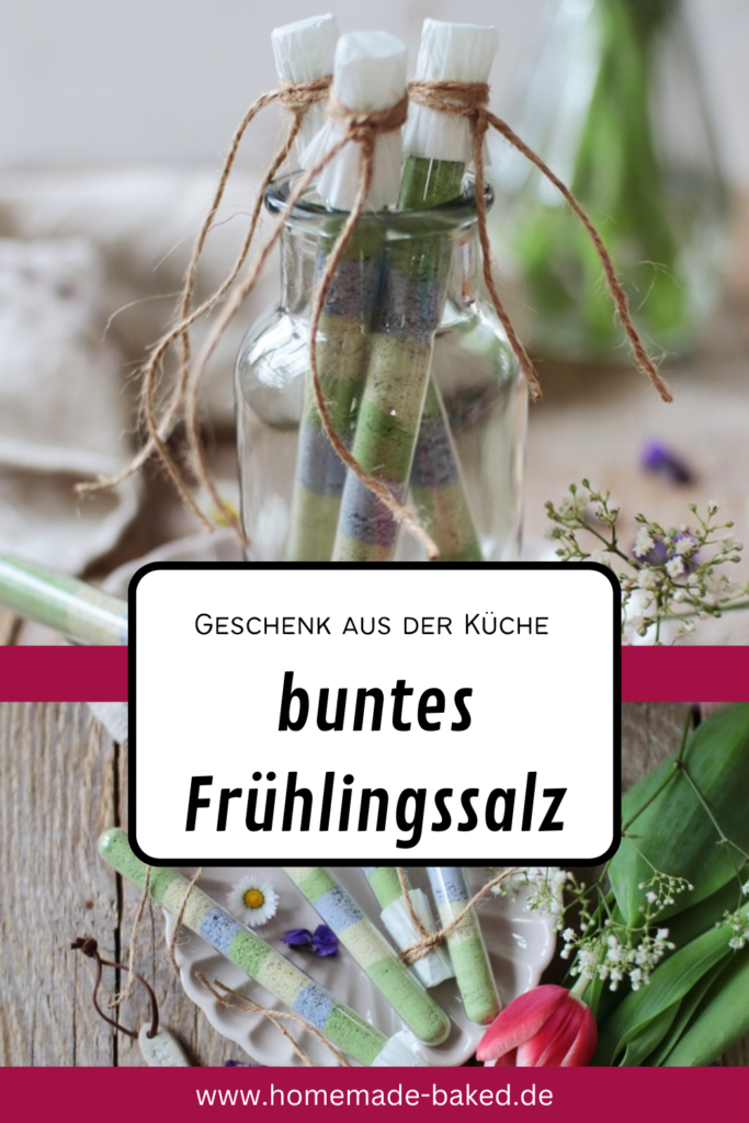 buntes frühlingssalz veilchensalz gänseblümchensalz bärlauchsalz