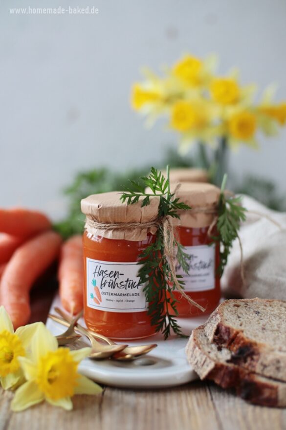 Hasenfrühstück aus dem Thermomix: Eine Ostermarmelade mit Möhre, Apfel ...