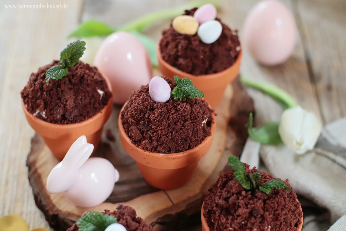 Maulwurf-Muffins im Topf mit Bananen und Erdbeeren: Rezept mit und ohne ...
