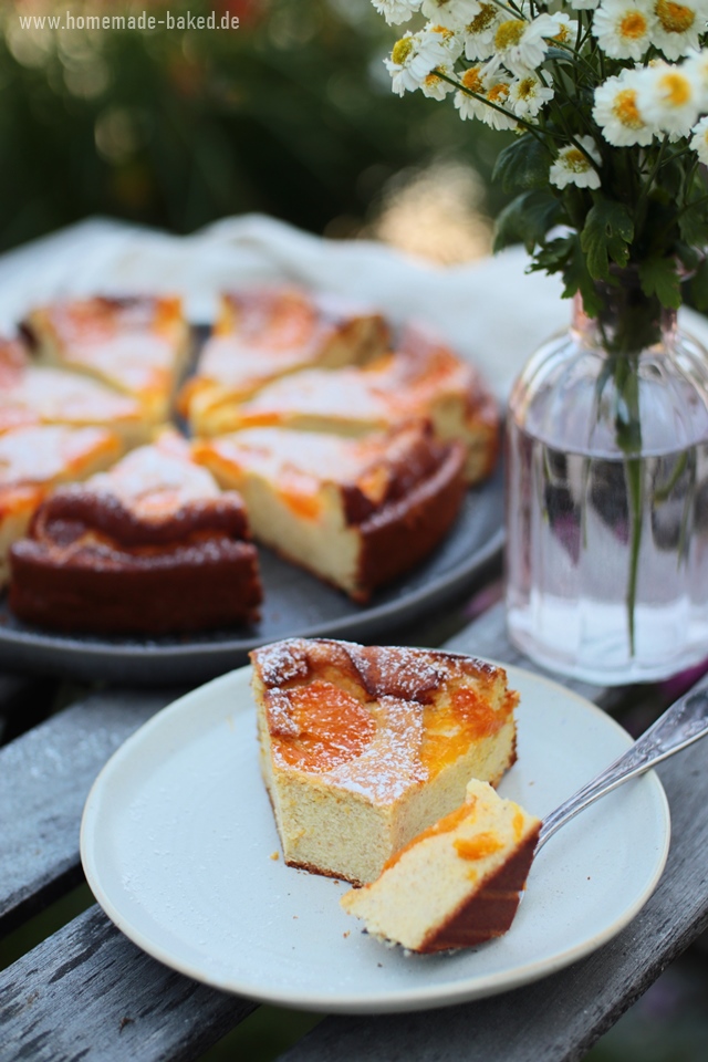 grieß käsekuchen ohne boden mit mandarinen