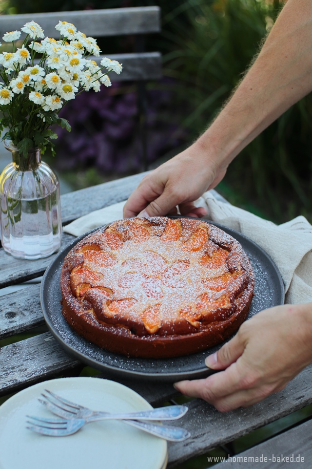 grieß käsekuchen ohne boden mit mandarinen