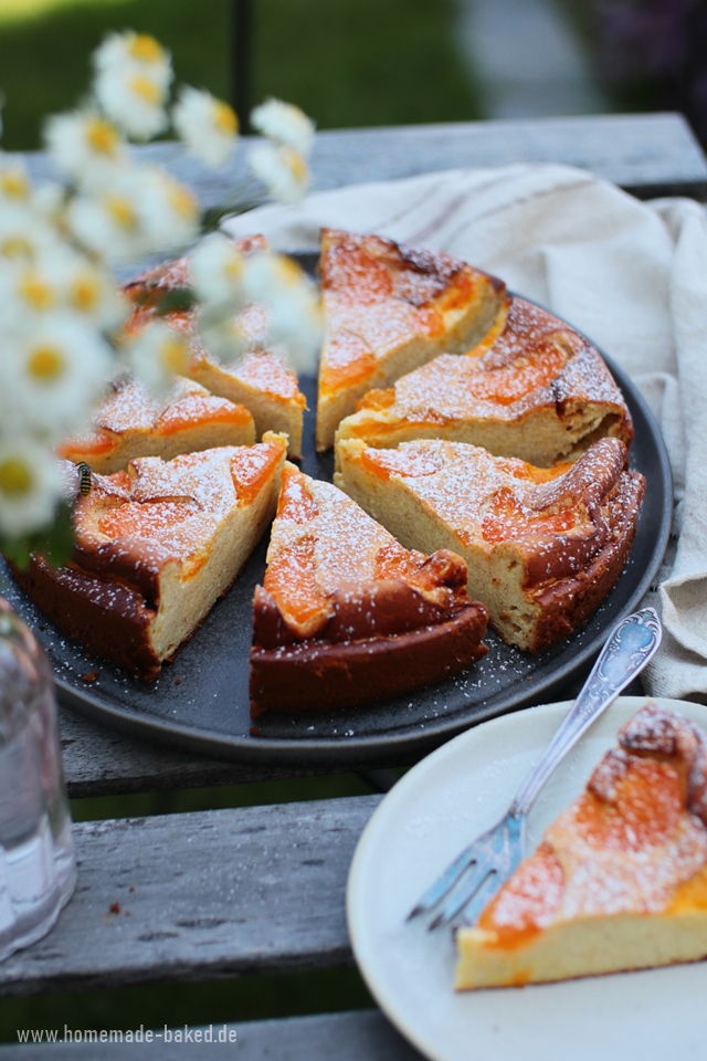 grieß käsekuchen ohne boden mit mandarinen
