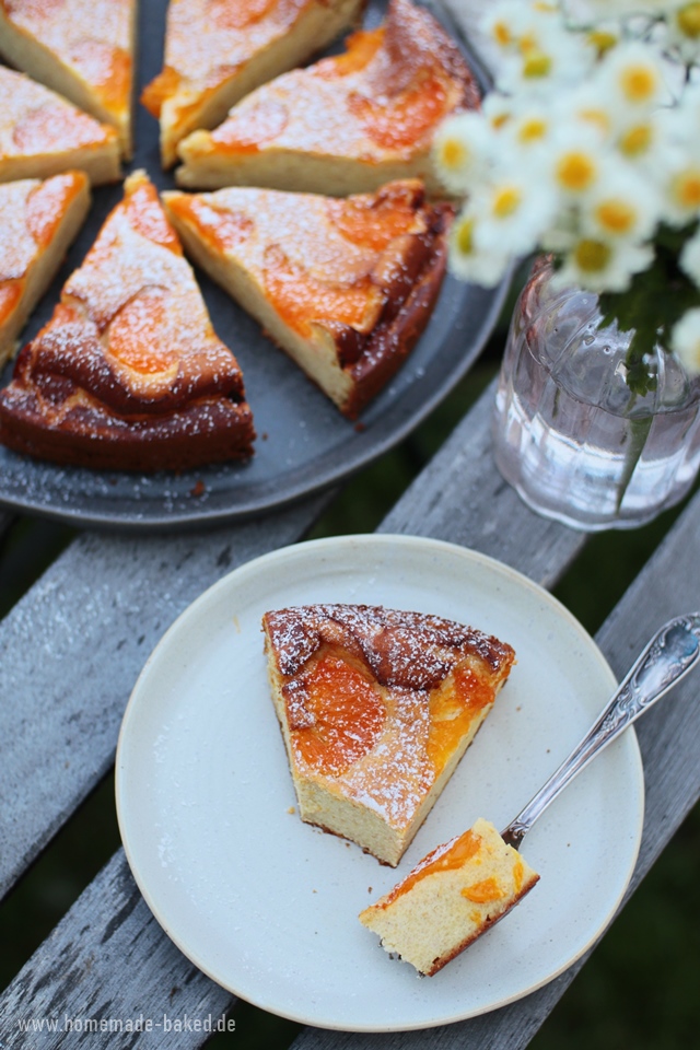 grieß käsekuchen ohne boden mit mandarinen