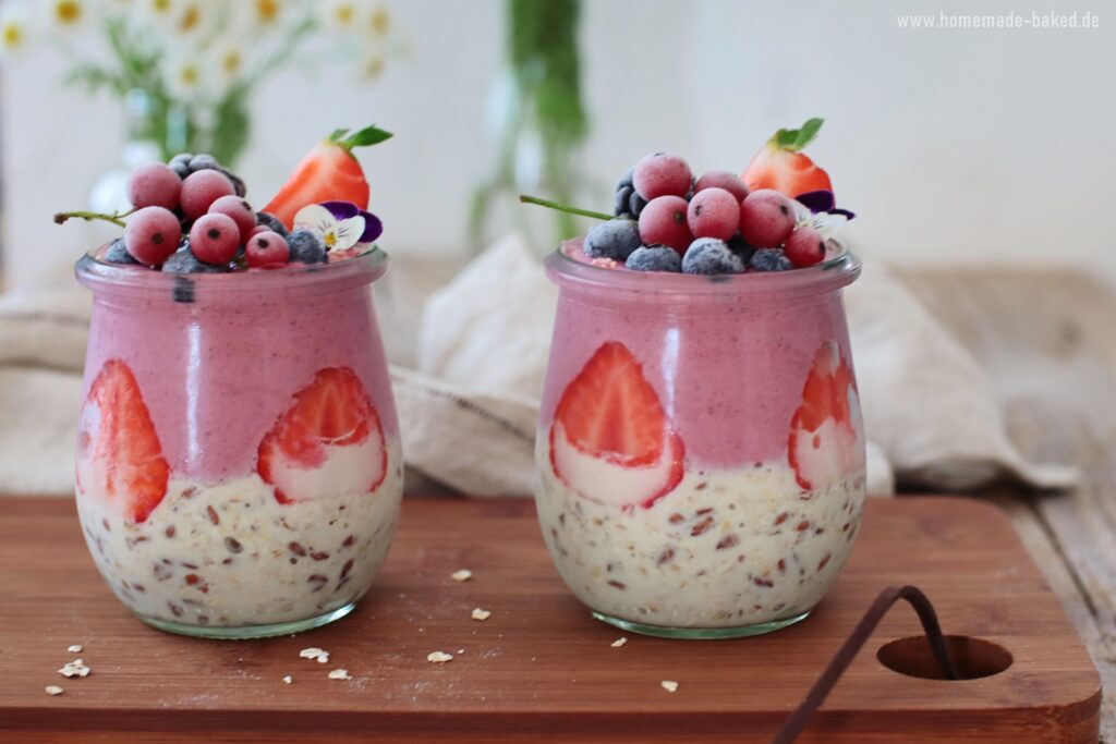overnight oats mit beeren