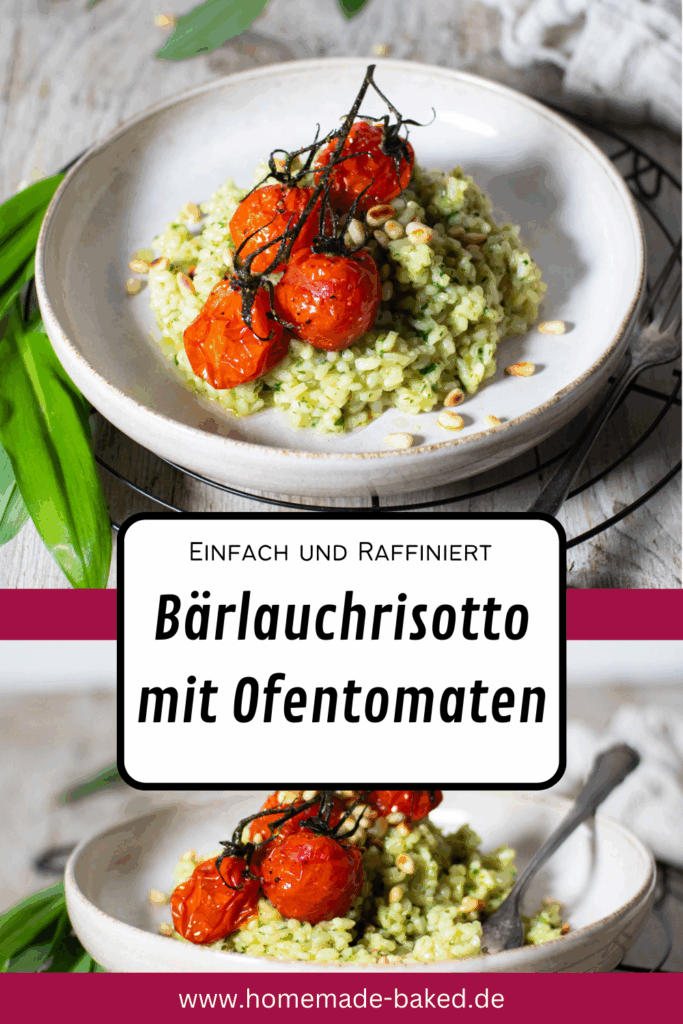 Aromatisches Bärlauchrisotto mit Ofentomaten - so schmeckt der Frühling auf dem Teller