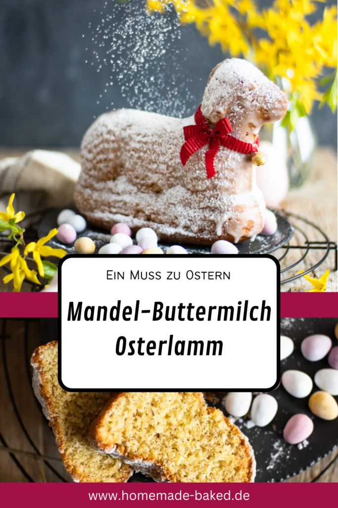 Feines Mandel-Buttermilch-Osterlamm: Locker, luftig und herrlich einfach