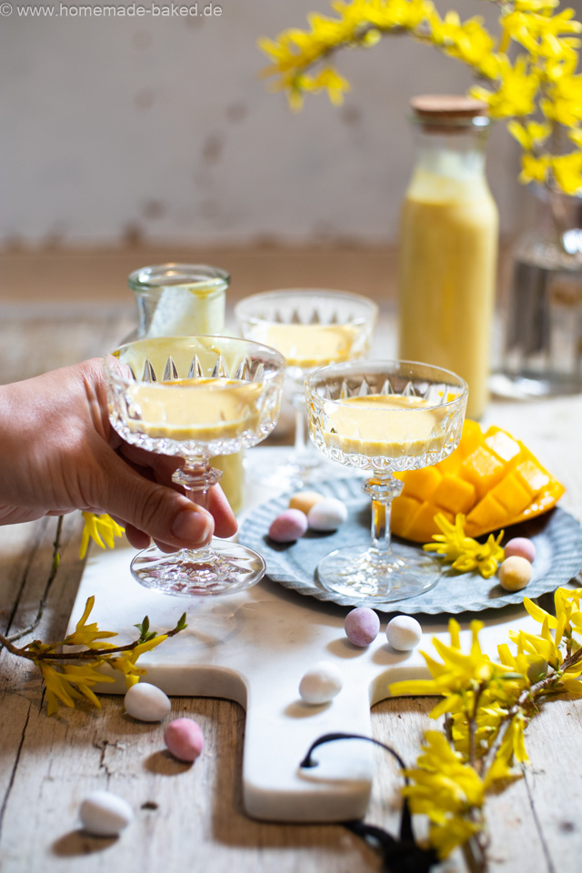 Mango Eierlikör: Exotisch fruchtiges Eierlikörrezept - mit und ohne Thermomix