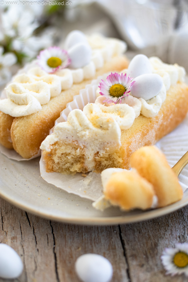 No Bake Ostertörtchen in 30 Minuten – Einfaches Dessert mit Löffelbiskuit & Mascarpone-Quark-Creme