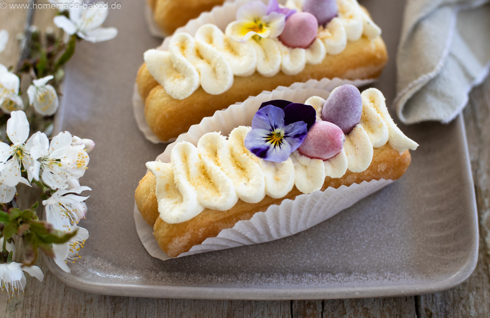 No Bake Ostertörtchen in 30 Minuten – Einfaches Dessert mit Löffelbiskuit & Mascarpone-Quark-Creme