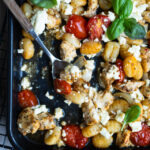 Ofen-Gnocchi mit Tomaten und Hänchen - One-Pan Gericht für die ganze Familie