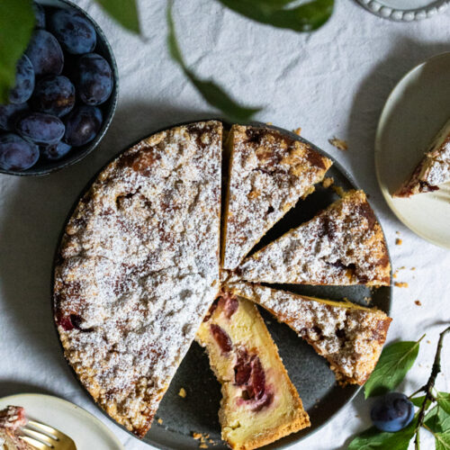 Bester Zwetschgen-Streusel-Käsekuchen - fruchtig, cremig und knusprig